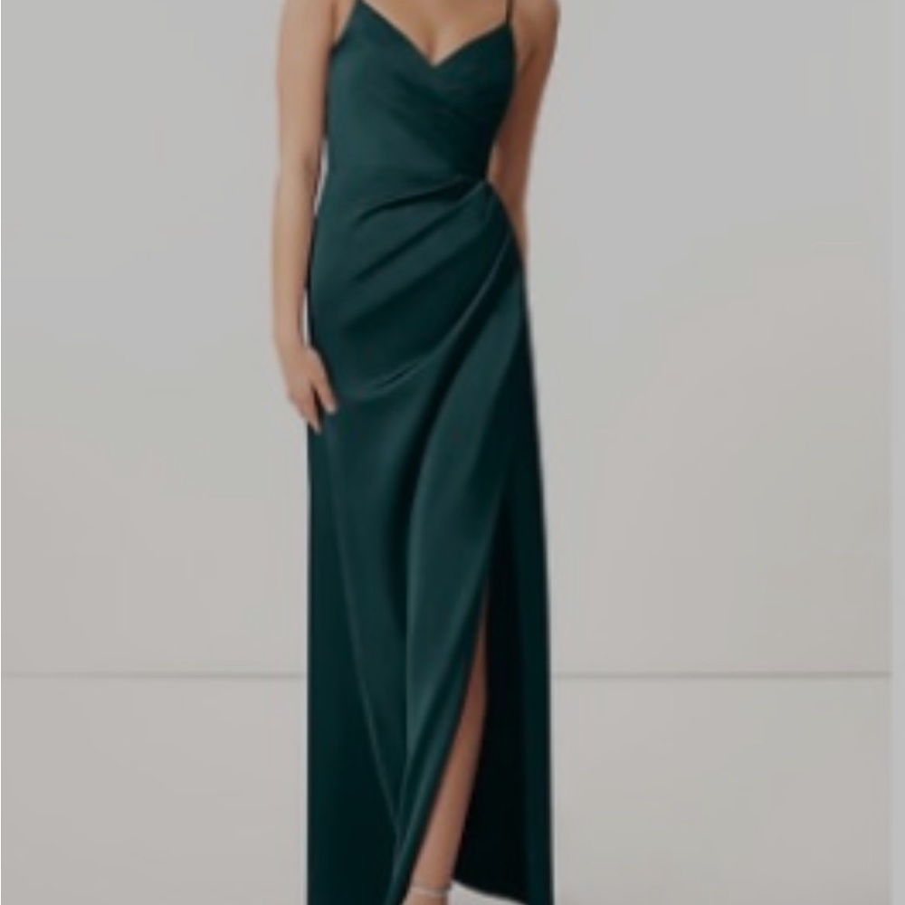 Azazie Elegant Green Dress